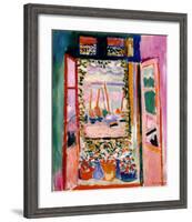 Open Window, Collioure, 1905-Henri Matisse-Framed Art Print