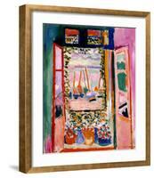 Open Window, Collioure, 1905-Henri Matisse-Framed Art Print