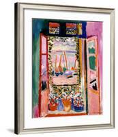 Open Window, Collioure, 1905-Henri Matisse-Framed Art Print