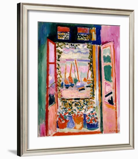 Open Window, Collioure, 1905-Henri Matisse-Framed Art Print