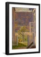 Open Window, Gausdal, 1891-Harald Oscar Sohlberg-Framed Giclee Print