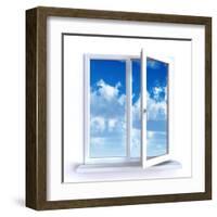 Open Window-Serp-Framed Art Print