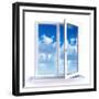 Open Window-Serp-Framed Premium Giclee Print