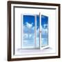 Open Window-Serp-Framed Art Print