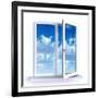 Open Window-Serp-Framed Art Print