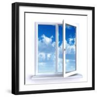 Open Window-Serp-Framed Art Print