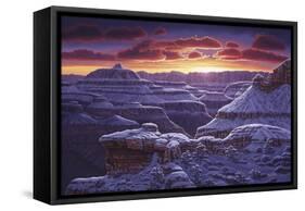 Open Window-R.W. Hedge-Framed Stretched Canvas