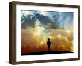 Open your eyes-Alex Cherry-Framed Art Print