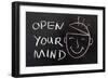 Open Your Mind-Raywoo-Framed Art Print