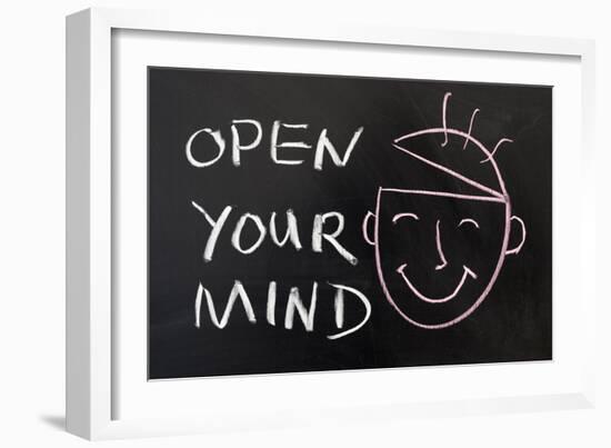 Open Your Mind-Raywoo-Framed Art Print