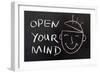 Open Your Mind-Raywoo-Framed Art Print