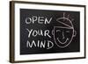 Open Your Mind-Raywoo-Framed Art Print