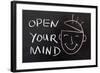 Open Your Mind-Raywoo-Framed Art Print