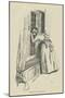 Opened a window-shutter, 1896-Hugh Thomson-Mounted Giclee Print