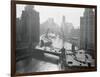 Opened Bridge over River-null-Framed Photographic Print
