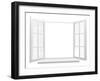 Opened Window-frenta-Framed Art Print