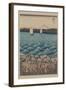 Opening Celebration of Benzaiten Shrine at Enoshima in Soshu-Ando Hiroshige-Framed Art Print