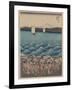 Opening Celebration of Benzaiten Shrine at Enoshima-Ando Hiroshige-Framed Giclee Print