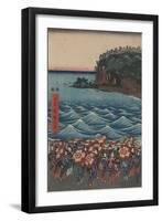 Opening Celebration of Benzaiten Shrine at Enoshima-Ando Hiroshige-Framed Giclee Print