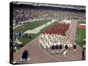 Opening Ceremonies Taking Place at the 19th Summer Olympics-null-Stretched Canvas