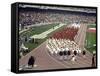 Opening Ceremonies Taking Place at the 19th Summer Olympics-null-Framed Stretched Canvas