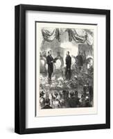 Opening Ceremony of the Westminster Aquarium and Winter Garden-null-Framed Premium Giclee Print