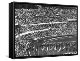 Opening Ceremony of Us Team at Olympics-null-Framed Stretched Canvas