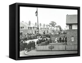 Opening Ceremony on Ruislip Street, Totterdown Estate, Wandsworth, London, 1903-null-Framed Stretched Canvas