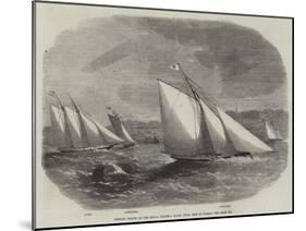 Opening Match of the Royal Victoria Yacht Club, Isle of Wight-Edwin Weedon-Mounted Giclee Print