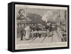 Opening of a New Branch of the Ceylon Government Railway-null-Framed Stretched Canvas