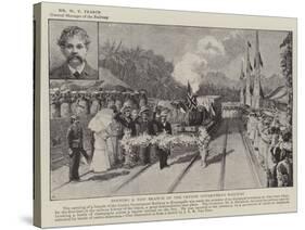 Opening of a New Branch of the Ceylon Government Railway-null-Stretched Canvas