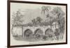 Opening of a New Bridge at Travancore, the Rajah's State Procession-null-Framed Giclee Print