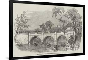 Opening of a New Bridge at Travancore, the Rajah's State Procession-null-Framed Giclee Print