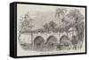 Opening of a New Bridge at Travancore, the Rajah's State Procession-null-Framed Stretched Canvas