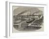 Opening of a New Graving-Dock at Jarrow, on the Tyne-null-Framed Giclee Print