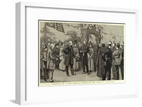 Opening of a New Park at Crewe by the Duke of Cambridge-null-Framed Giclee Print