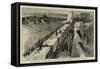 Opening of a Railway in Malta from Valletta to Citta Vecchia-null-Framed Stretched Canvas