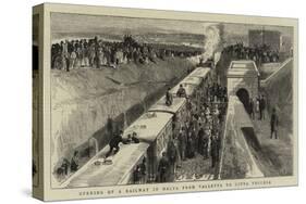 Opening of a Railway in Malta from Valletta to Citta Vecchia-null-Stretched Canvas