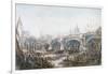 Opening of Blackfriars Bridge, London, 1869-George Chambers-Framed Giclee Print