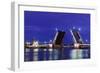 Opening of Bridge of Winter Palace-null-Framed Giclee Print