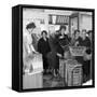 Opening of Broughs Supermarket, Thurnscoe, South Yorkshire, 1963-Michael Walters-Framed Stretched Canvas