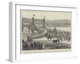 Opening of Fitzroy Bridge, Rockhampton, Queensland-null-Framed Giclee Print