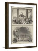 Opening of Her Majesty's Theatre-null-Framed Giclee Print