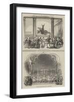 Opening of Her Majesty's Theatre-null-Framed Giclee Print