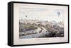 Opening of London Bridge, London, 1831-null-Framed Stretched Canvas