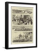 Opening of New Public Improvements at Southport-null-Framed Giclee Print