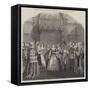 Opening of Parliament by Her Majesty-null-Framed Stretched Canvas