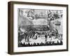 Opening of Parliament by Queen Anne, Westminster, London, 18th Century-null-Framed Giclee Print
