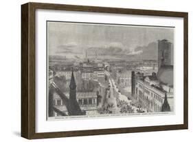 Opening of Parliament, the Royal Procession, Sketched from Westminster Abbey-null-Framed Giclee Print