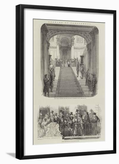 Opening of Parliament-null-Framed Giclee Print